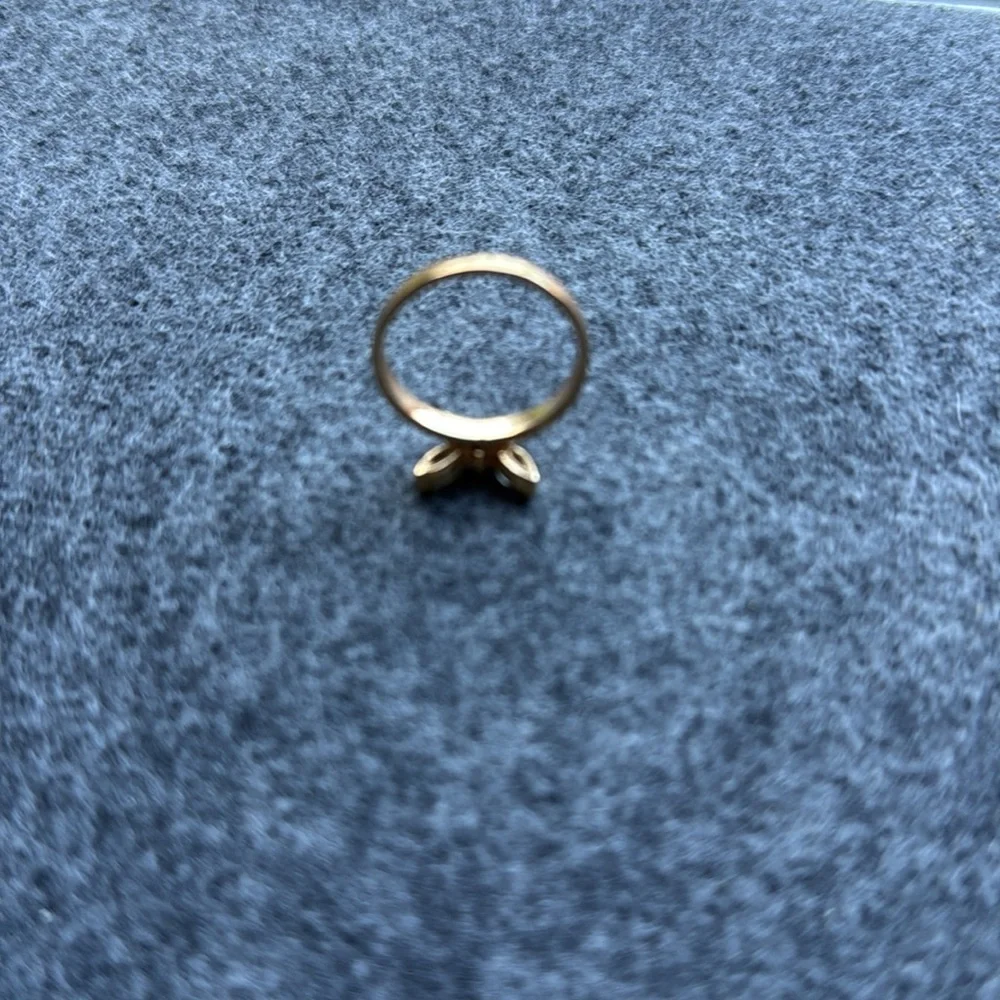 Elegant Gold‎ colored Butterfly Ring